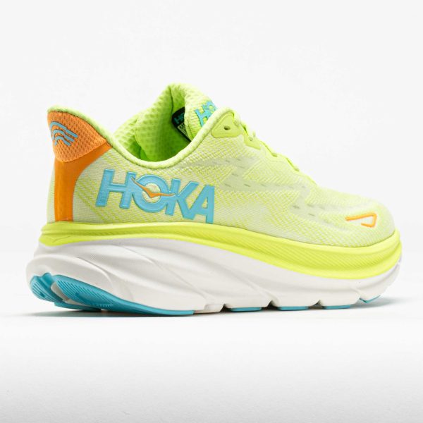 HOKA Clifton 9 Women’s Lettuce/Solar Flare - Image 6