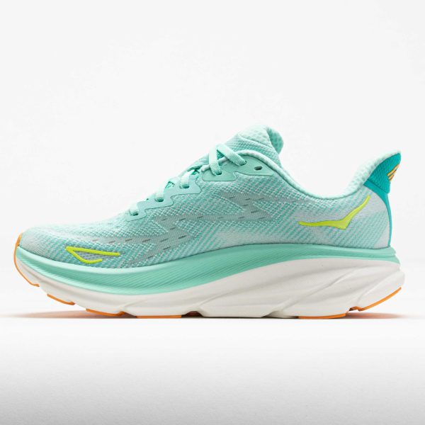 HOKA Clifton 9 Women’s Seafoam/Aqua Breeze - Image 2