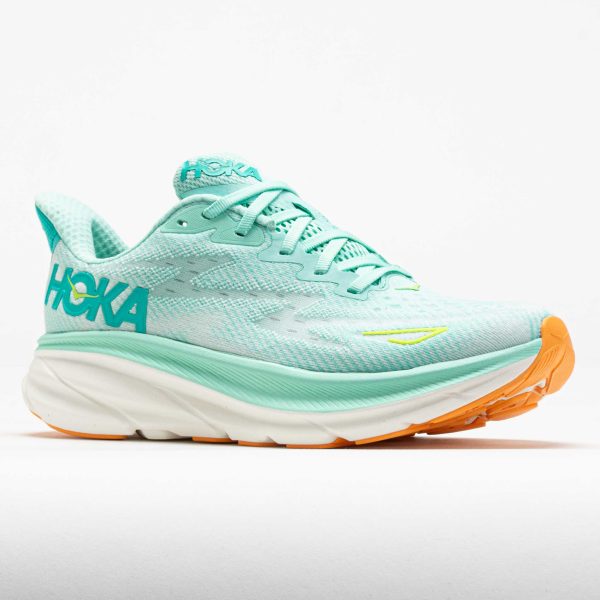 HOKA Clifton 9 Women’s Seafoam/Aqua Breeze - Image 5