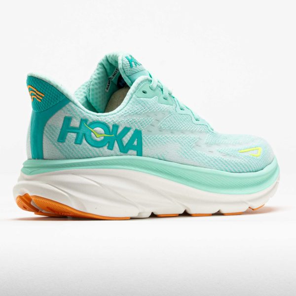 HOKA Clifton 9 Women’s Seafoam/Aqua Breeze - Image 6