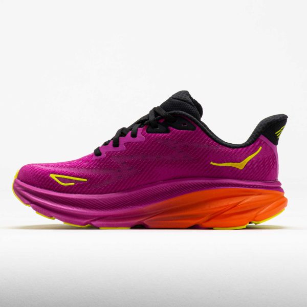 HOKA Clifton 9 Men’s Fuchsia/Black - Image 2