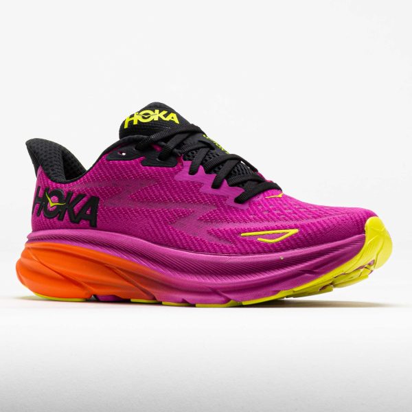 HOKA Clifton 9 Men’s Fuchsia/Black - Image 5
