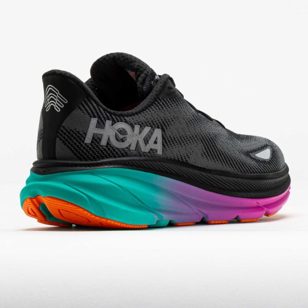 HOKA Clifton 9 GTX Men’s Black/Electric Aqua - Image 6