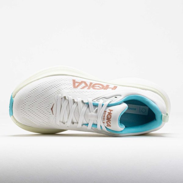 HOKA Bondi 8 Women’s Frost/Rose Gold - Image 3