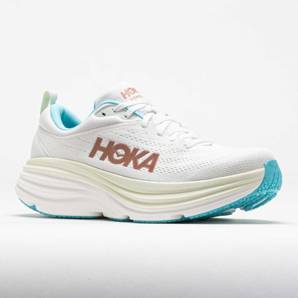 HOKA Bondi 8 Women’s Frost/Rose Gold - Image 5