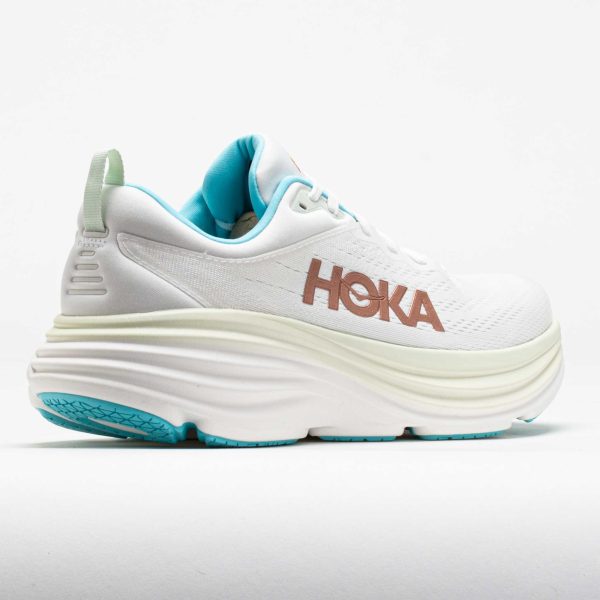 HOKA Bondi 8 Women’s Frost/Rose Gold - Image 6