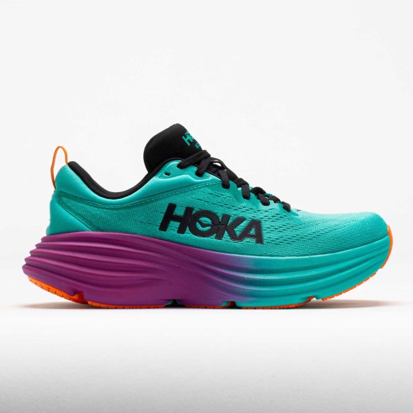 HOKA Bondi 8 Men’s Electric Aqua/Black
