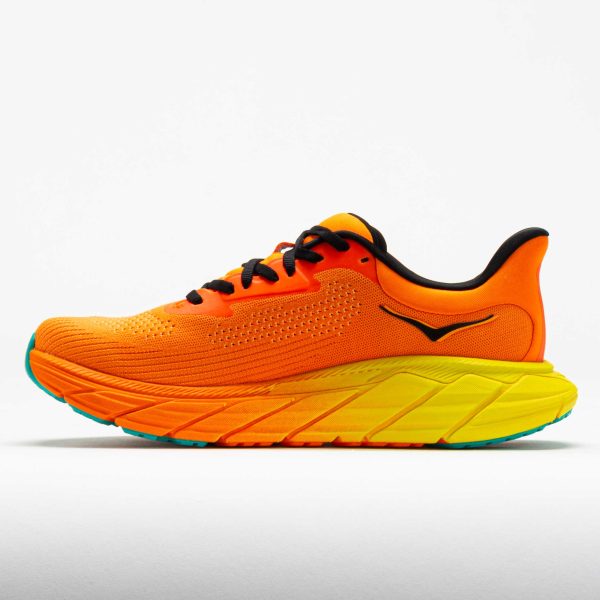HOKA Arahi 7 Men’s Electric Tangerine/Black - Image 2