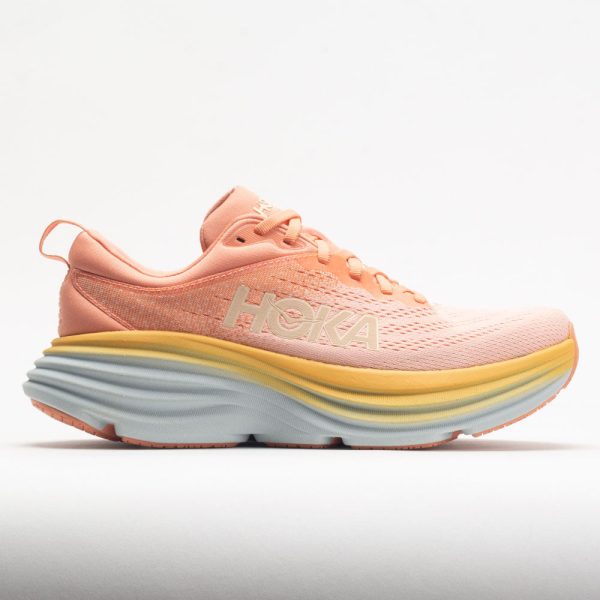HOKA Bondi 8 Women’s Shell Coral/Peach Parfait