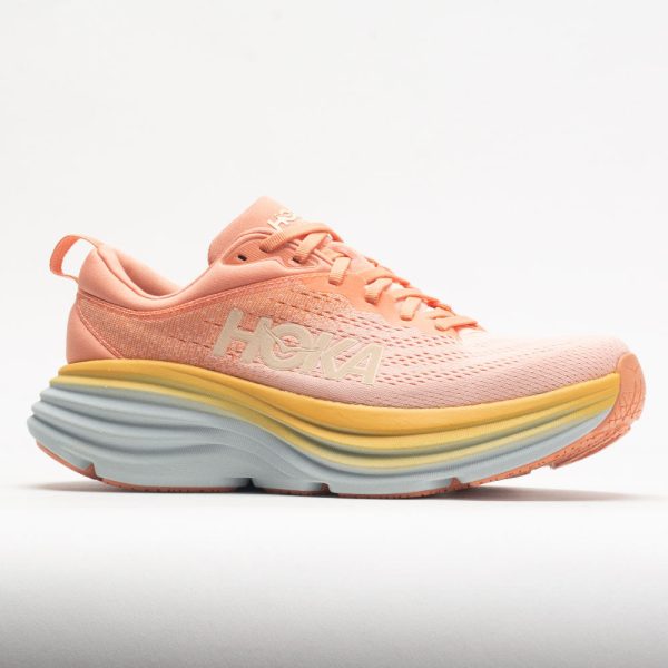 HOKA Bondi 8 Women’s Shell Coral/Peach Parfait - Image 5