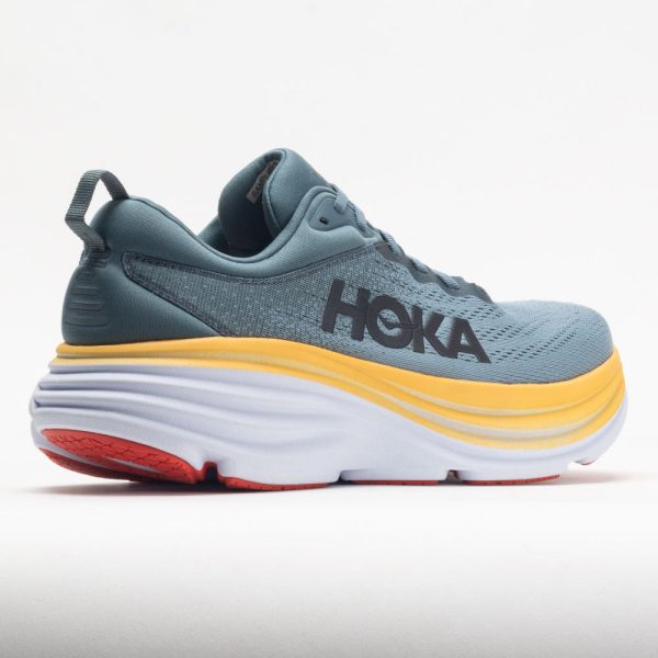 HOKA Bondi 8 Men’s Goblin Blue/Mountain Spring - Image 6