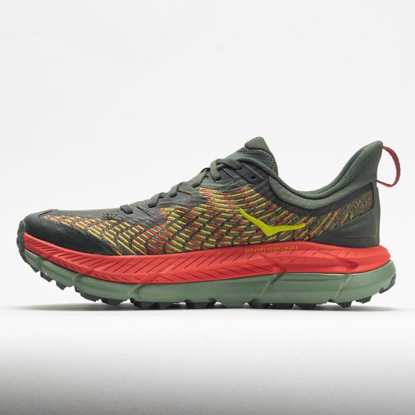 HOKA Mafate Speed 4 Men’s Thyme/Fiesta - Image 2