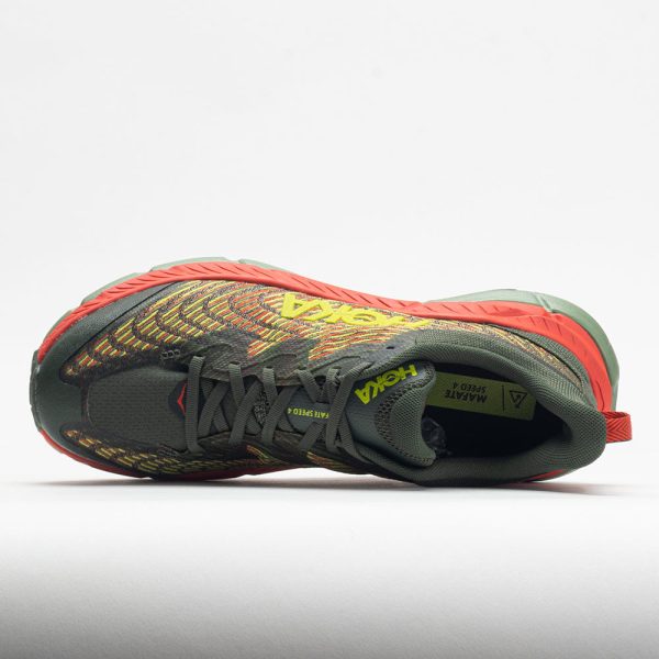 HOKA Mafate Speed 4 Men’s Thyme/Fiesta - Image 3