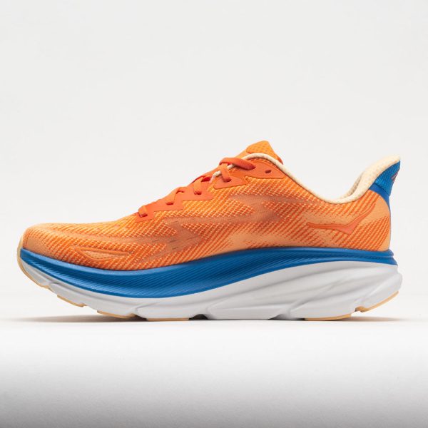 HOKA Clifton 9 Men’s Vibrant Orange/Impala - Image 2