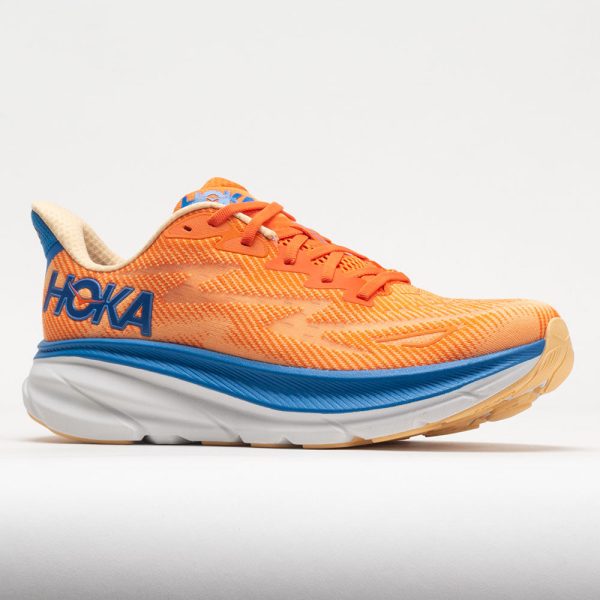 HOKA Clifton 9 Men’s Vibrant Orange/Impala - Image 5