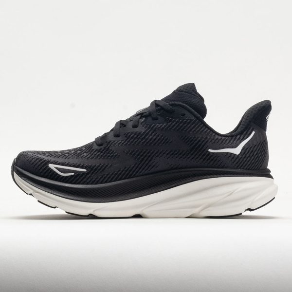 HOKA Clifton 9 Men’s Black/White - Image 2