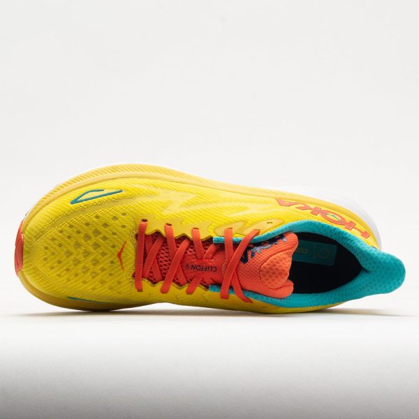 HOKA Clifton 9 Men’s Passion Fruit/Maize - Image 3