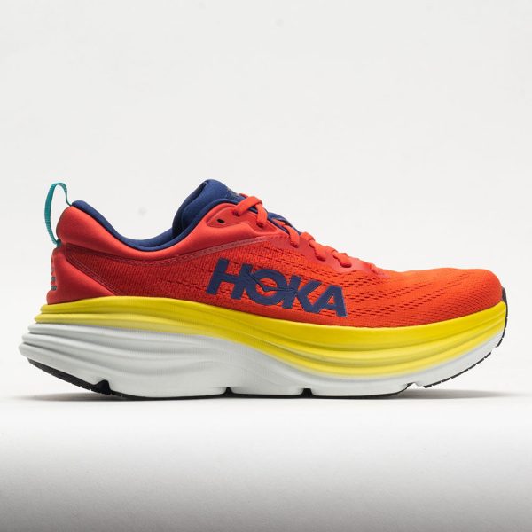 HOKA Bondi 8 Men’s Red Alert/Flame