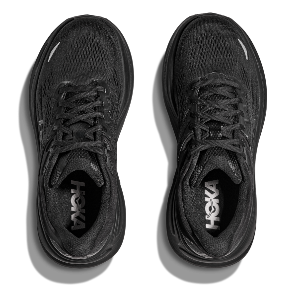Hoka Women's Bondi 9 Black - Black - Image 3