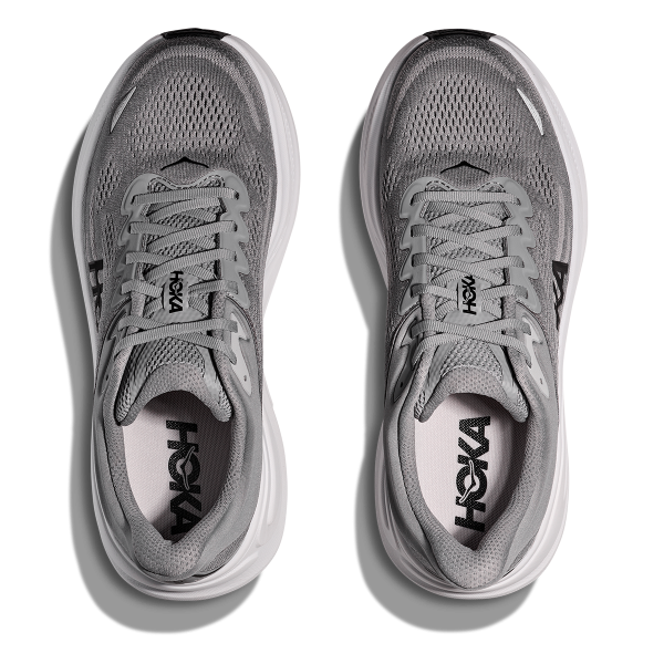 Hoka Men's Bondi 9 Galactic Grey - Stellar Grey - Image 3