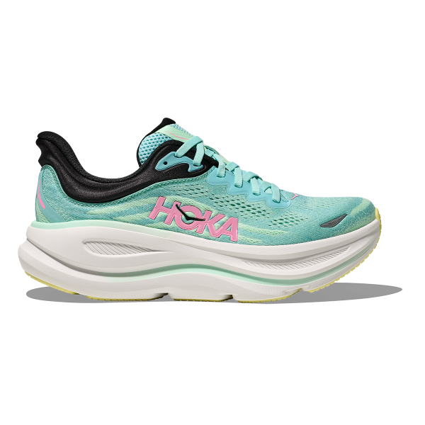 Hoka Women's Bondi 9 Blue Spark - Mint Fluorite
