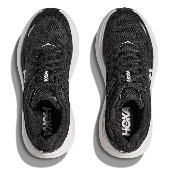 Hoka Women's Bondi 9 Black - White - Image 3