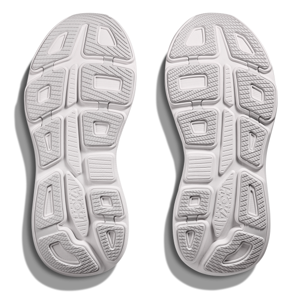 Hoka Women's Bondi 9 Cosmic Grey - White - Image 4